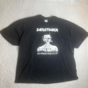 Iron Maiden Sanctuary up the irons tribute men's black tshirt xxxl